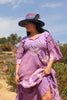 A Honeywood Exclusive Handmade Antique Crochet and Gauze Maxi Dress S/M