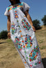 Mexican Maxi Hand Embroidered Wedding Dress
