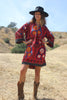 "Classic and Bold" Antique Handmade Suzani Dress
