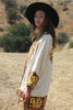 Vintage Natural Cotton Uzbek Kimono