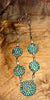 Reserved Old Pawn Cluster Petite Point Native American Turquoise Necklace