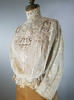 Exceedingly rare c.1910  Art Nouveau Austrian Secessionist Owl Motif Blouse