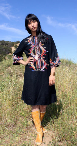 Bohemian Beauty Cross Stitch Bedouin Dress