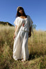 Vintage Gauzy Goddess Natural Cotton Maxi Dress