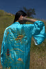 "Festival Queen" One of a Kind hand Embroidered Kimono Duster